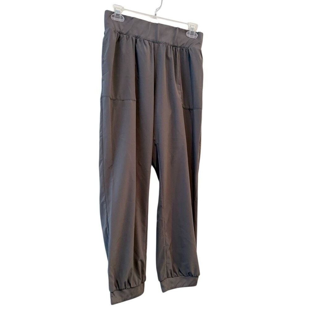 Z by Zella Elastic Waist High Rise Lightweight Active Jogger Pants Gray Small - Picture 2 of 4